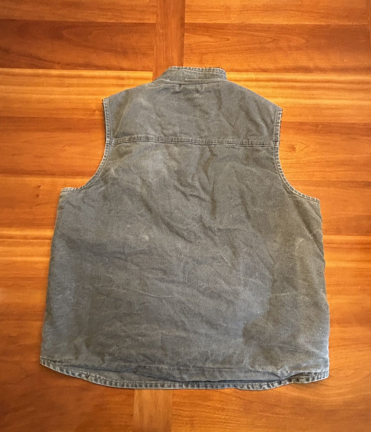 Carhartt Distressed Carhartt Sherpa lined vest V33-GVL Size US L / EU 52-54 / 3 - 4 Thumbnail