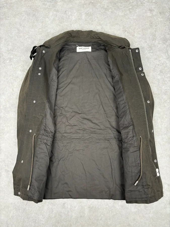 Saint Laurent Paris AW2017 Saint Laurent Khaki Cargo Parka Jacket Size US M / EU 48-50 / 2 - 7 Thumbnail