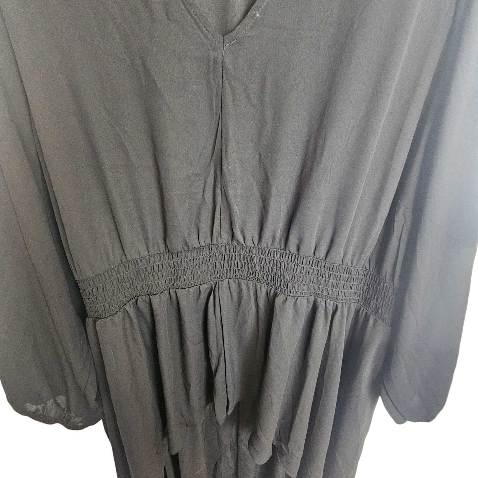 Torrid Torrid Womens Hilo Tunic Plus Size 6X Whimsygoth Smocked Size 4XL / US 24-26 - 4 Thumbnail