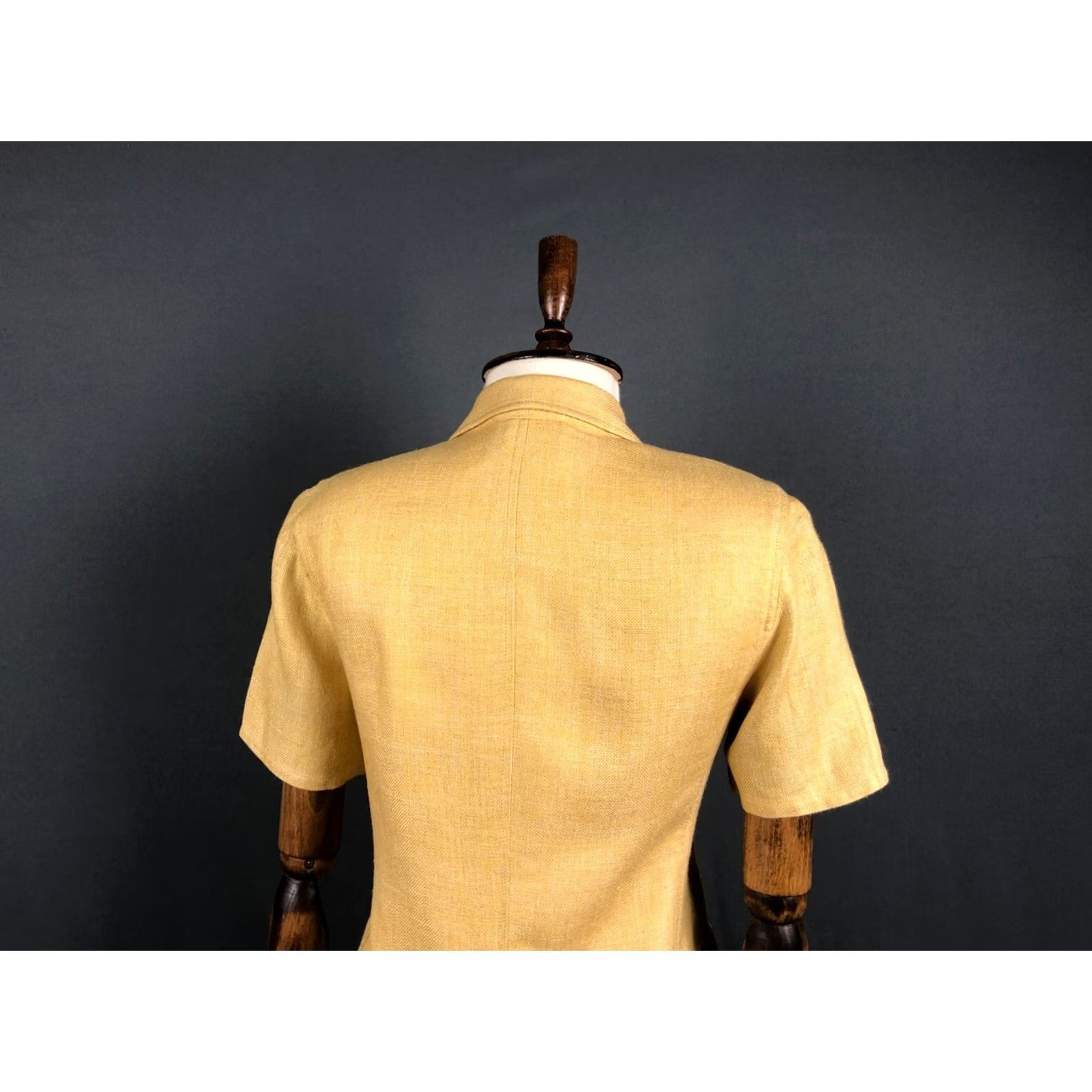 Akris Akris Blazer Jacket Silk Women Size 6 Yellow Blazer Solid Short Sleeve Casual Vintage No Shirt Mens Women Girls Boys Size M / US 6-8 / IT 42-44 - 5 Thumbnail