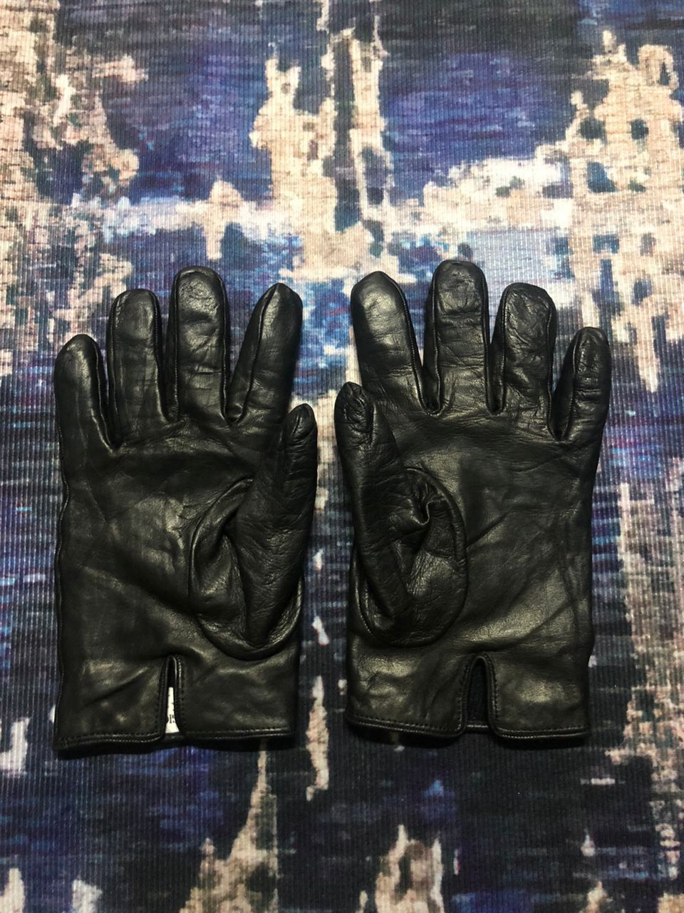 Giorgio Armani Giorgio Armani Mainline Leather Gloves Tag Size -M Size ONE SIZE - 2 Thumbnail