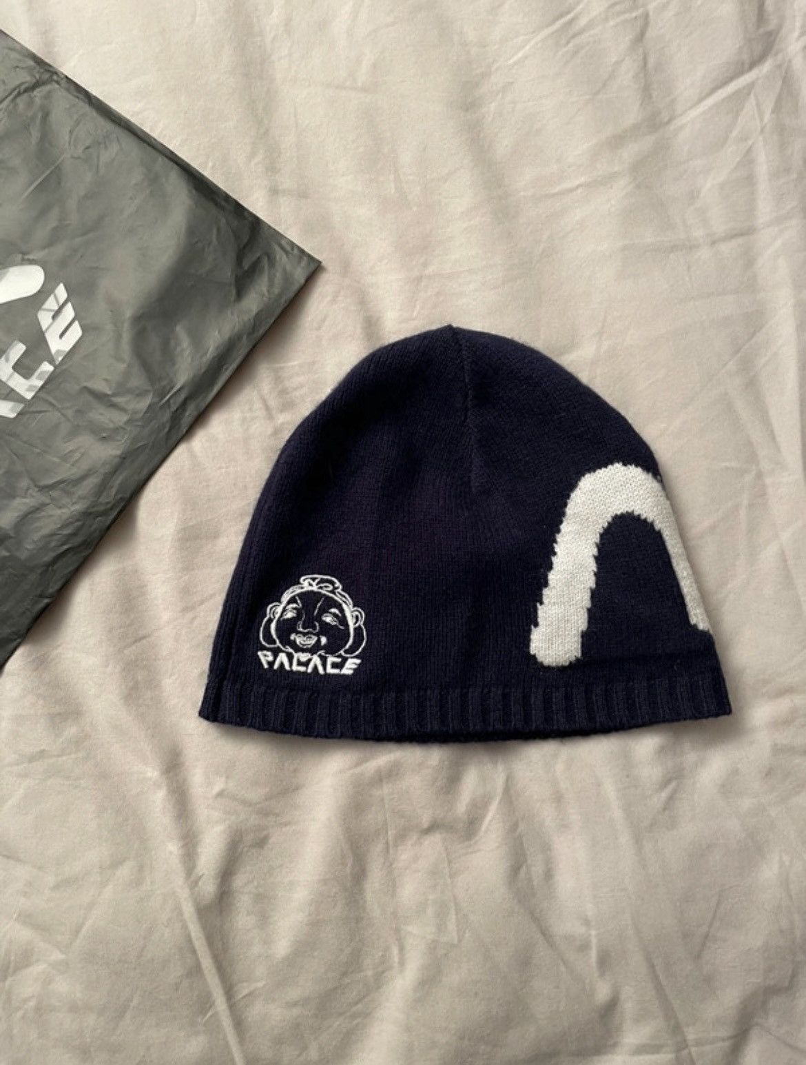 Palace Palace X Evisu Beanie | Grailed