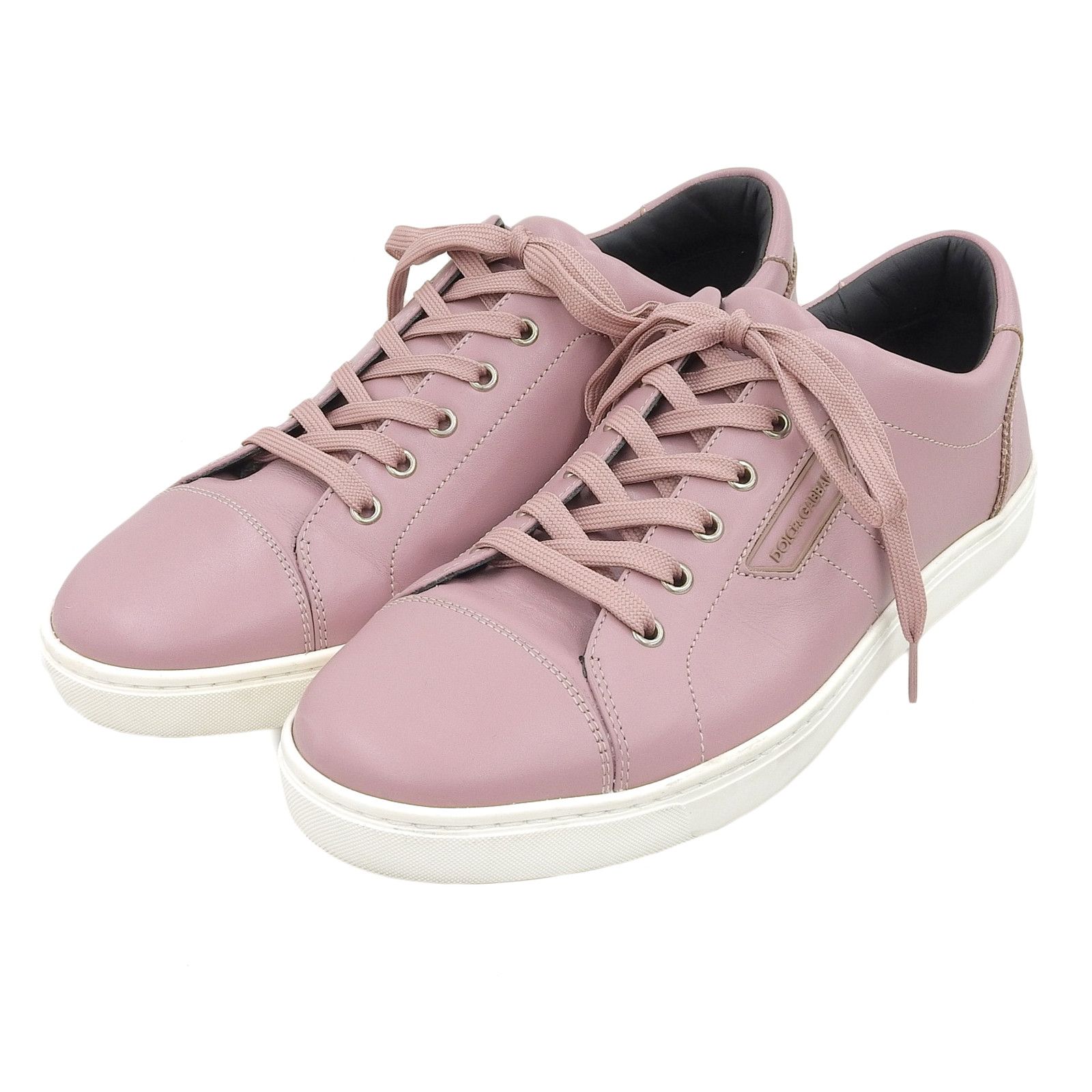 Dolce & Gabbana Dolce & Gabbana Dolce&Gabbana Leather Sneakers Leather Shoes CS1326 DUTY FREE for USA Size ONE SIZE - 1 Thumbnail