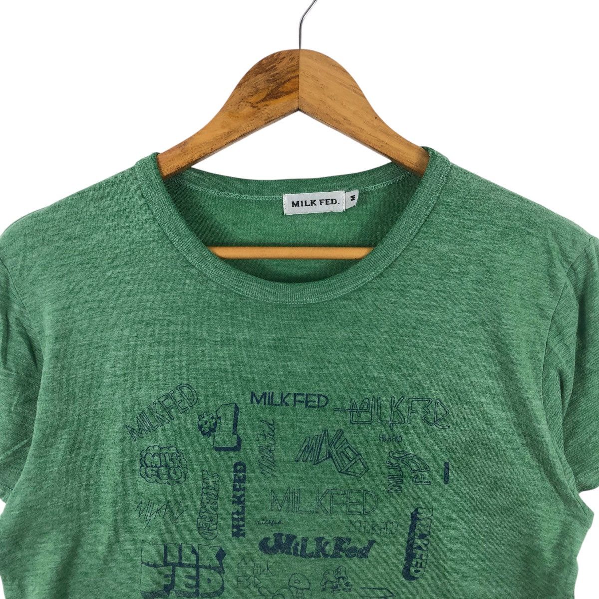 Vintage MILK FED JAPAN Graffiti Infinity Logo Illustration Tee Shirt Size US M / EU 48-50 / 2 - 2 Thumbnail