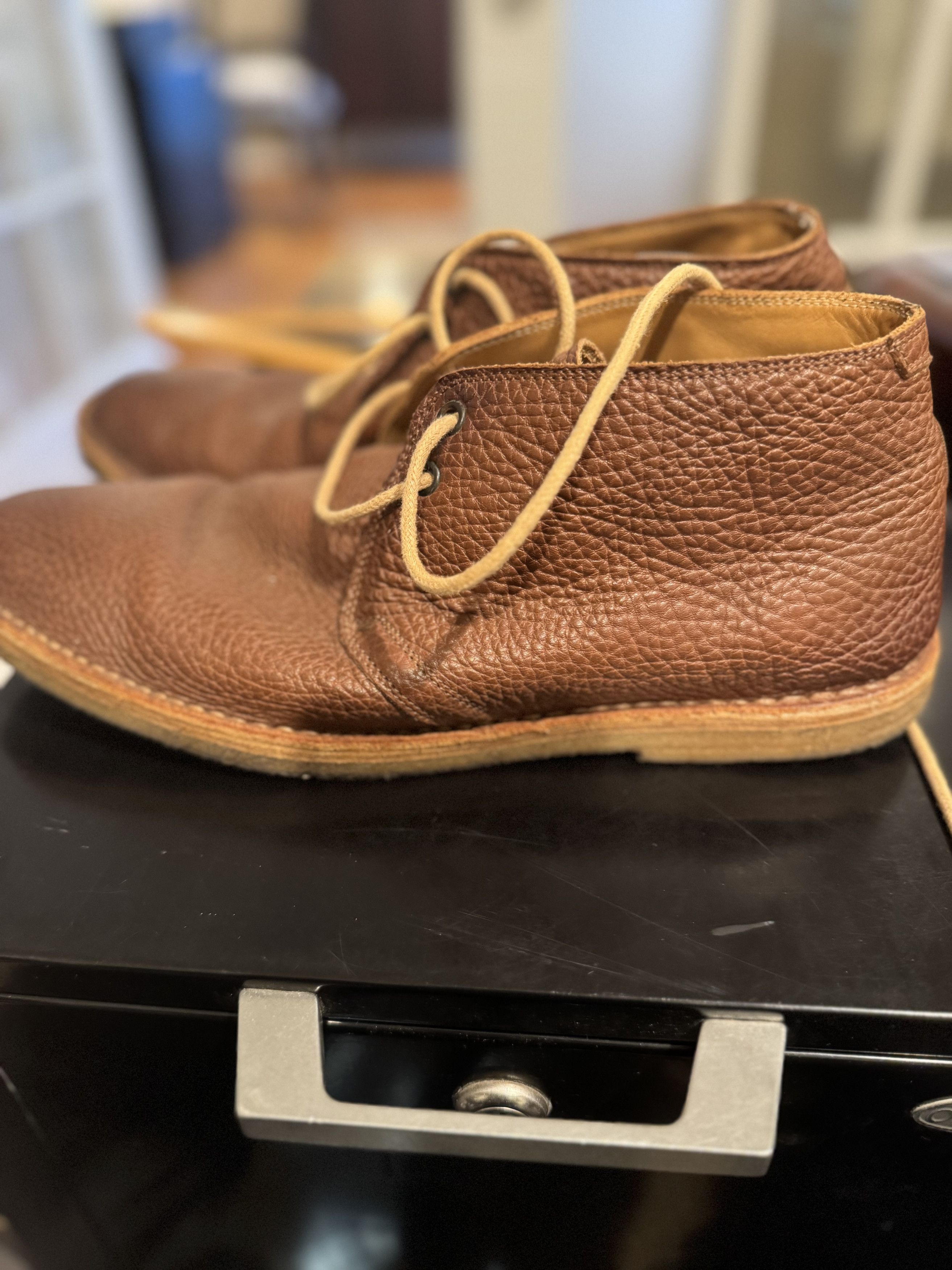 Giorgio Armani Giorgio Armani Casual Leather Shoes. Gently Used Size US 10 / EU 43 - 4 Thumbnail