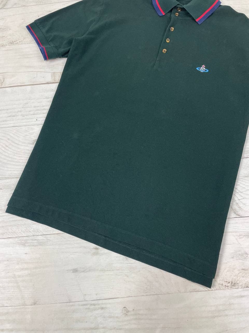 Vivienne Westwood Vivienne Westwood Polo Shirt Logo Orb Size US XXL / EU 58 / 5 - 3 Thumbnail