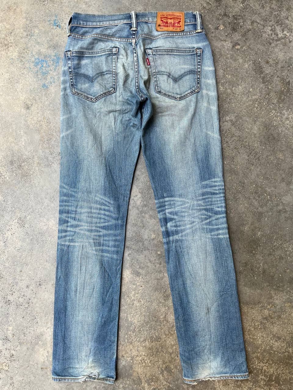 Levi's LEVIS 511 JEANS DISTRESSED AND FADED STYLE Size US 33 - 6 Thumbnail