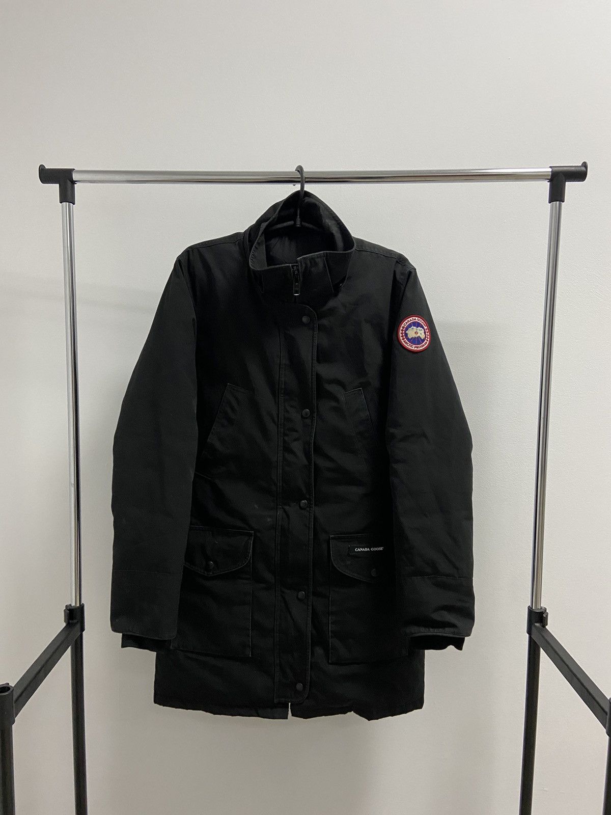 Canada Goose × Vintage Canada Goose trillium Parka Jacket Vintage No Hood Patch Size S / US 4 / IT 40 - 1 Thumbnail