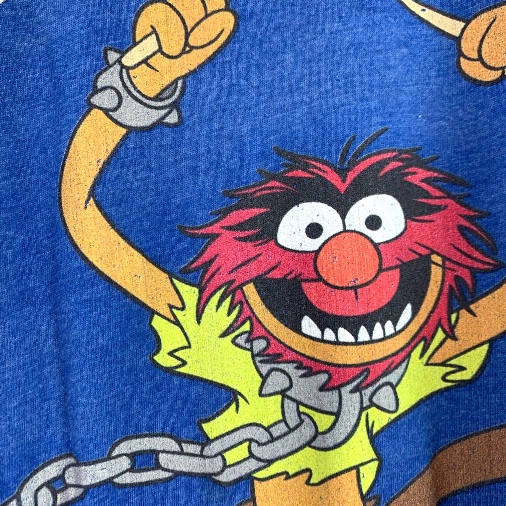 Disney Disney The Muppets Party Animal Blue Tee T-Shirt Chest 40" Medium Size US M / EU 48-50 / 2 - 4 Thumbnail