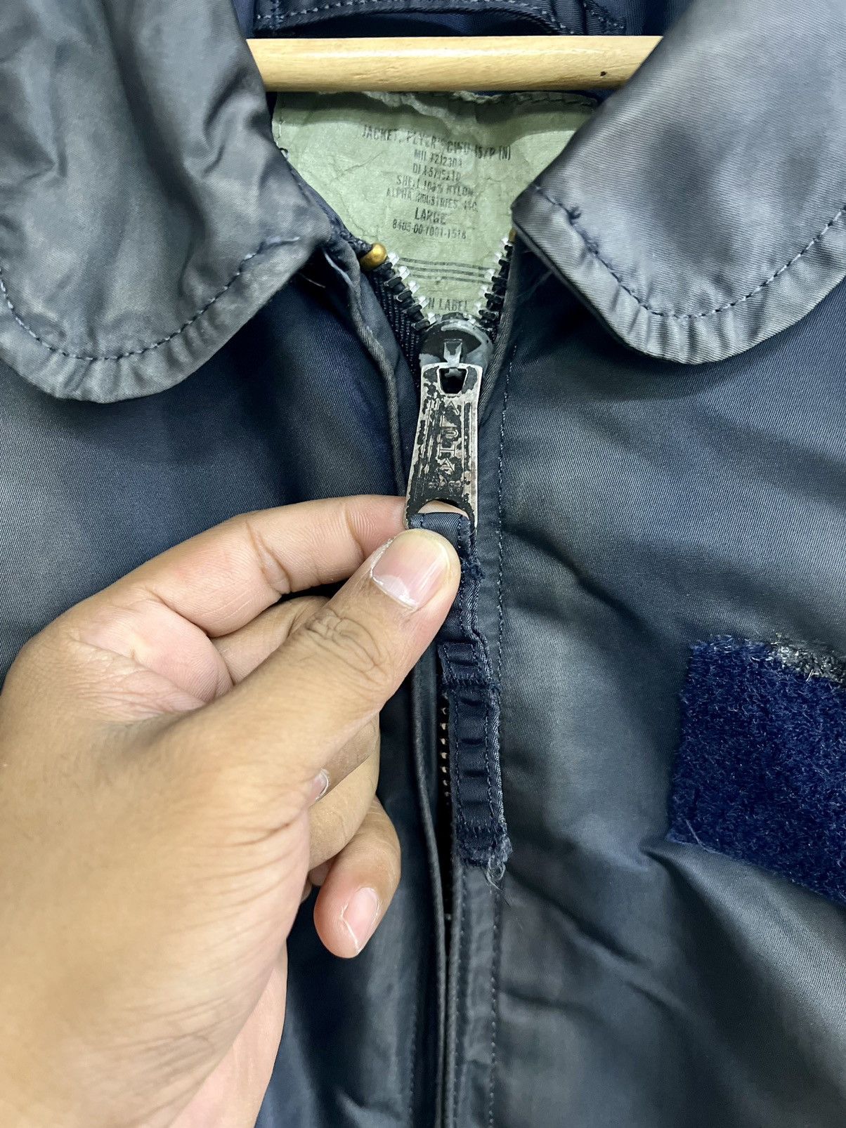 Alpha Industries VINTAGE 90s ALPHA INDUSTRIES CWU-45 BOMBER JACKET Size US L / EU 52-54 / 3 - 6 Thumbnail