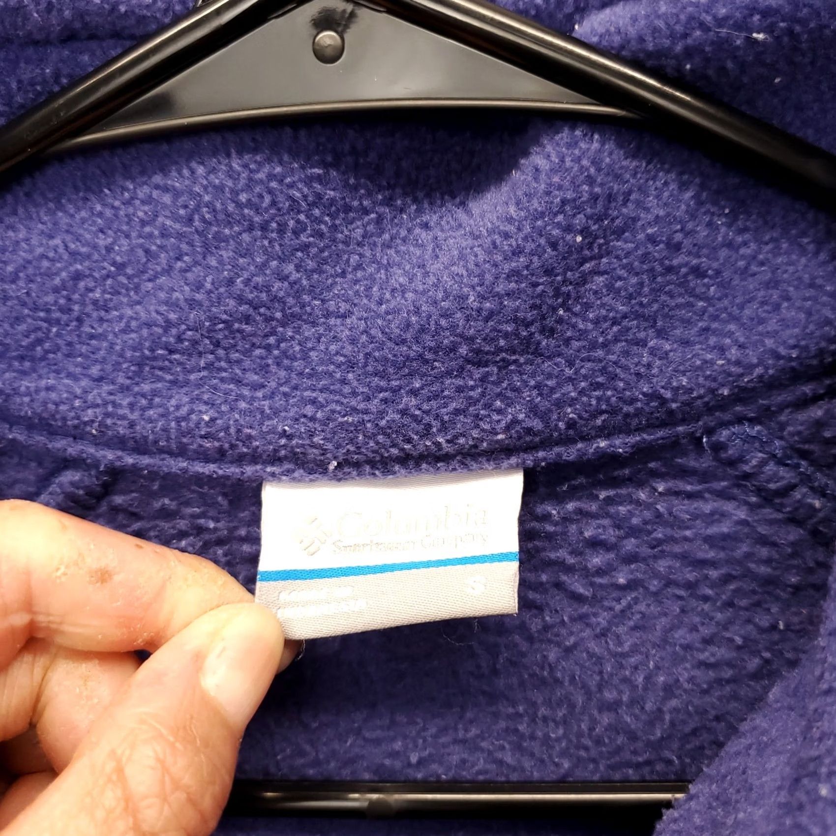 Vintage Columbia Womens Fleece Jacket Purple Regular Full Zip Outdoor ID:42062 Size S / US 4 / IT 40 - 7 Thumbnail