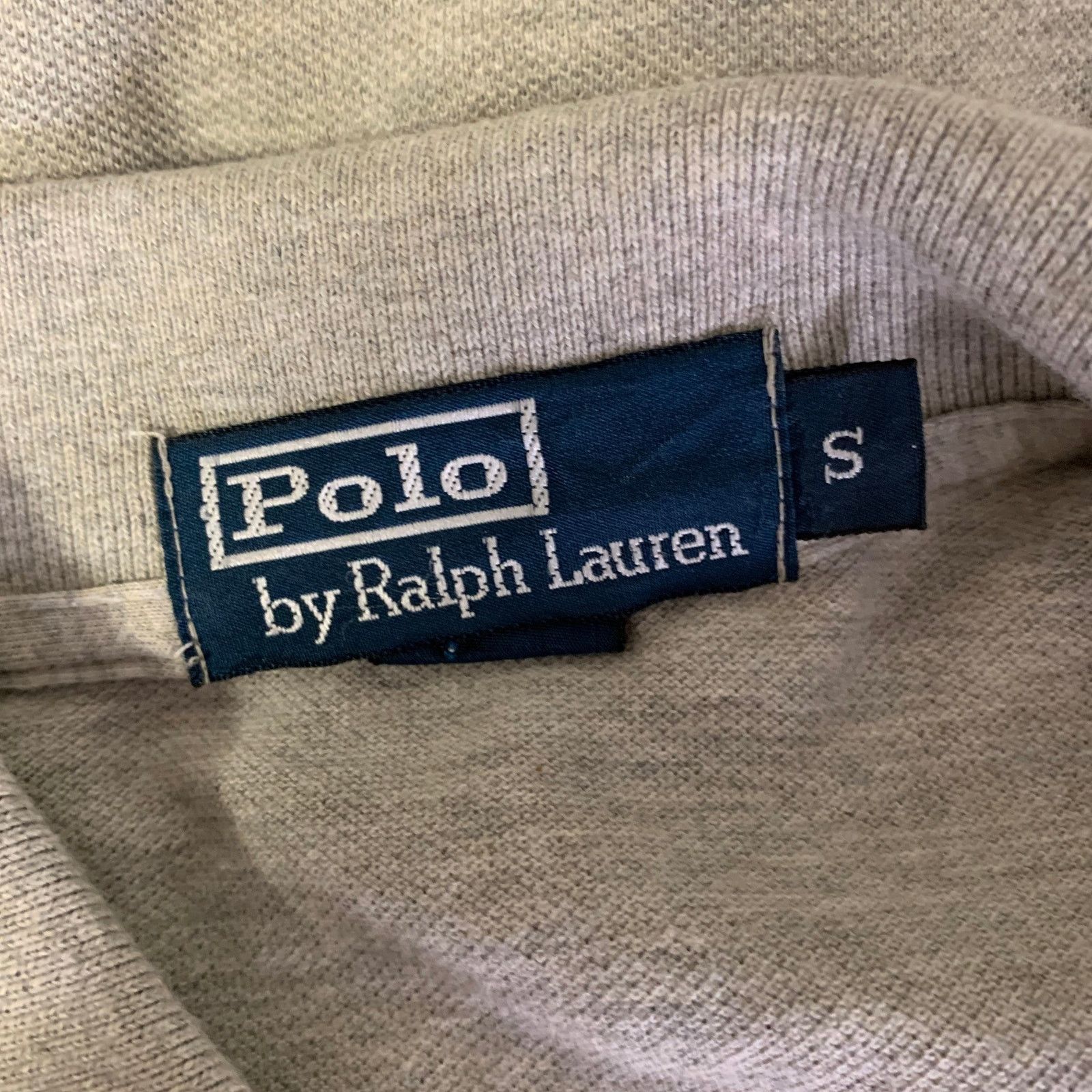 Ralph Lauren RALPH LAUREN Size S Grey Logo Cotton Ribbed Polo Size US S / EU 44-46 / 1 - 4 Thumbnail