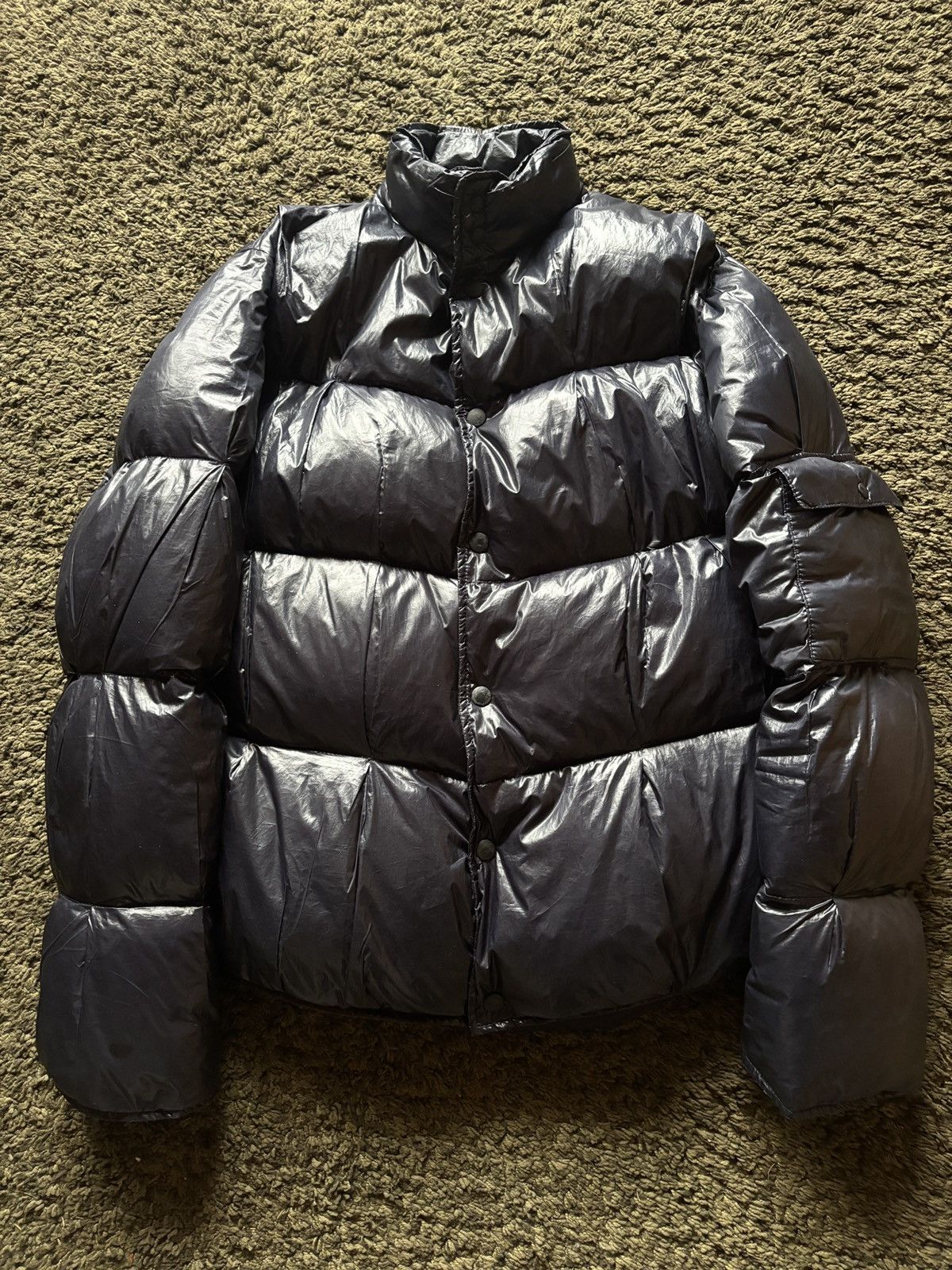 Maison Margiela AW08 Maison Margiela Navy Down Puffer Jacket Size US M / EU 48-50 / 2 - 3 Thumbnail