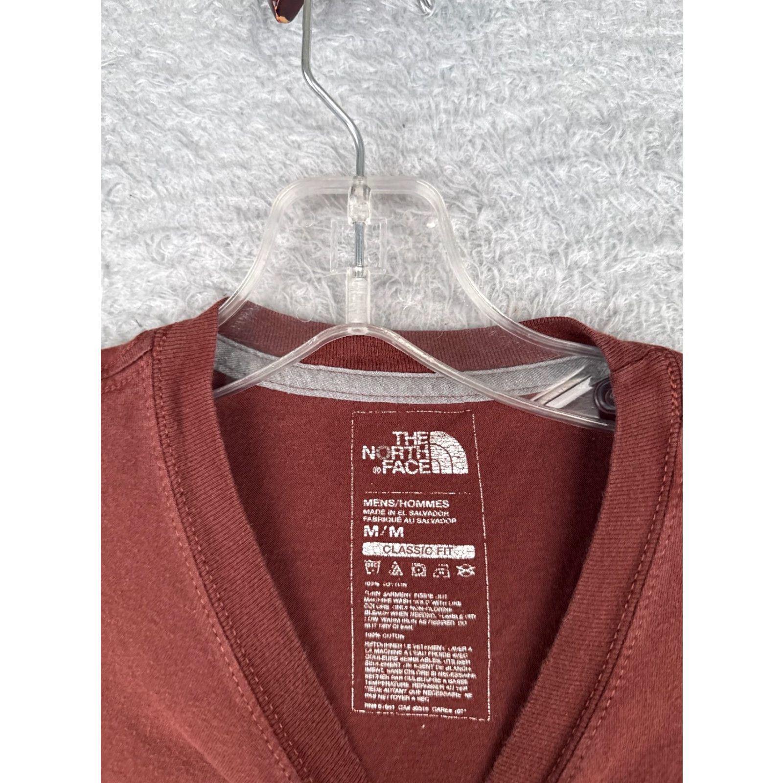 The North Face The North Face Shirt Men M Red Short Sleeve Crew Neck 100% Cotton Logo Logo All Seasons Breathable Classic T-Shirt Mens Size US M / EU 48-50 / 2 - 7 Thumbnail