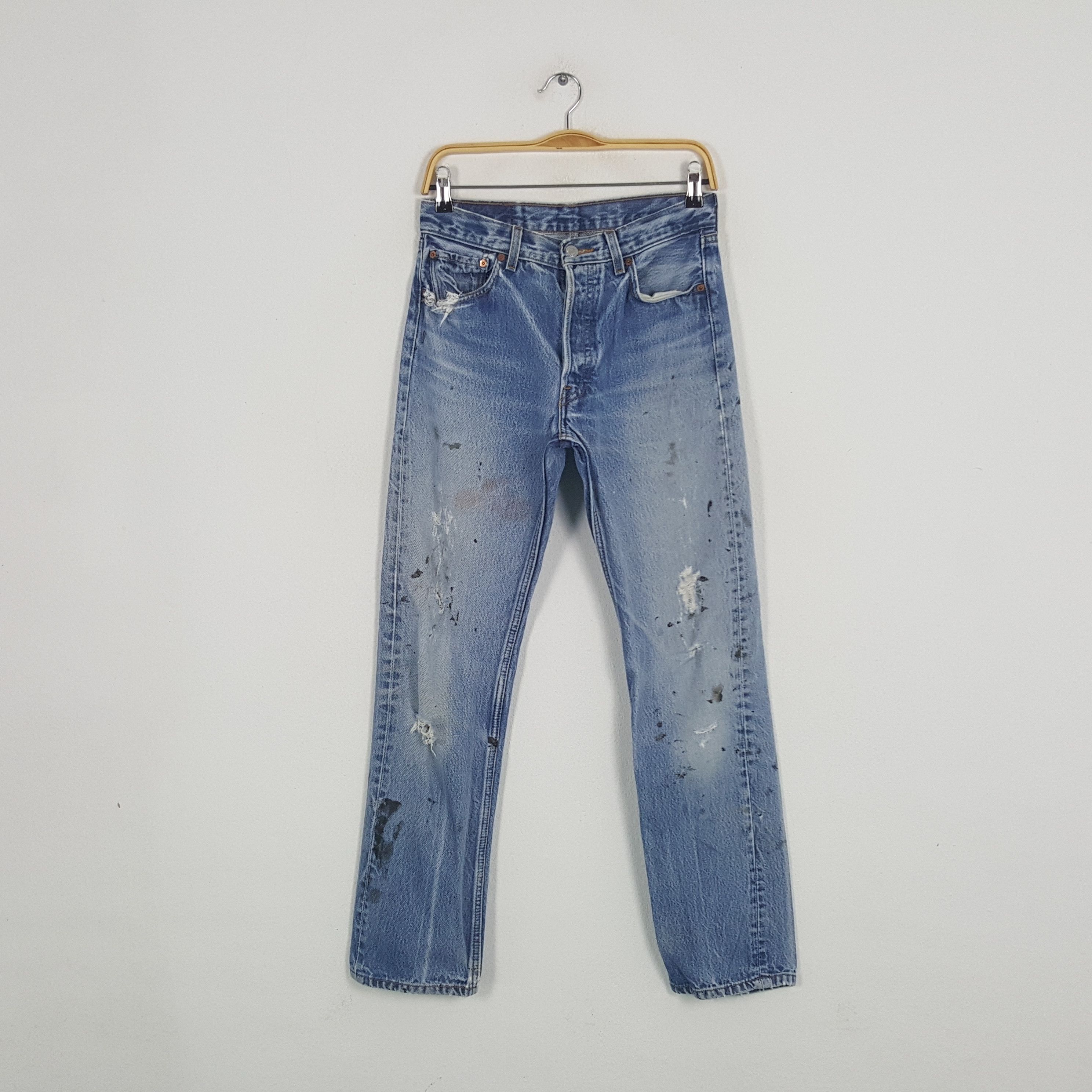 Vintage Levi's 501 American Distressed Denim Jeans