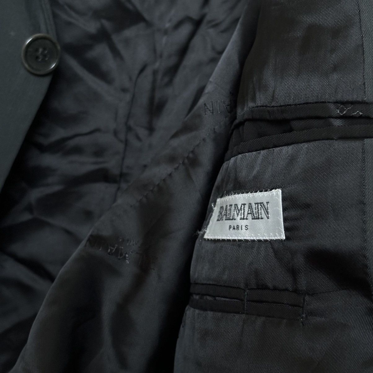 Balmain Balmain Paris Blazer black luxury chest 42in Size 42R - 4 Thumbnail