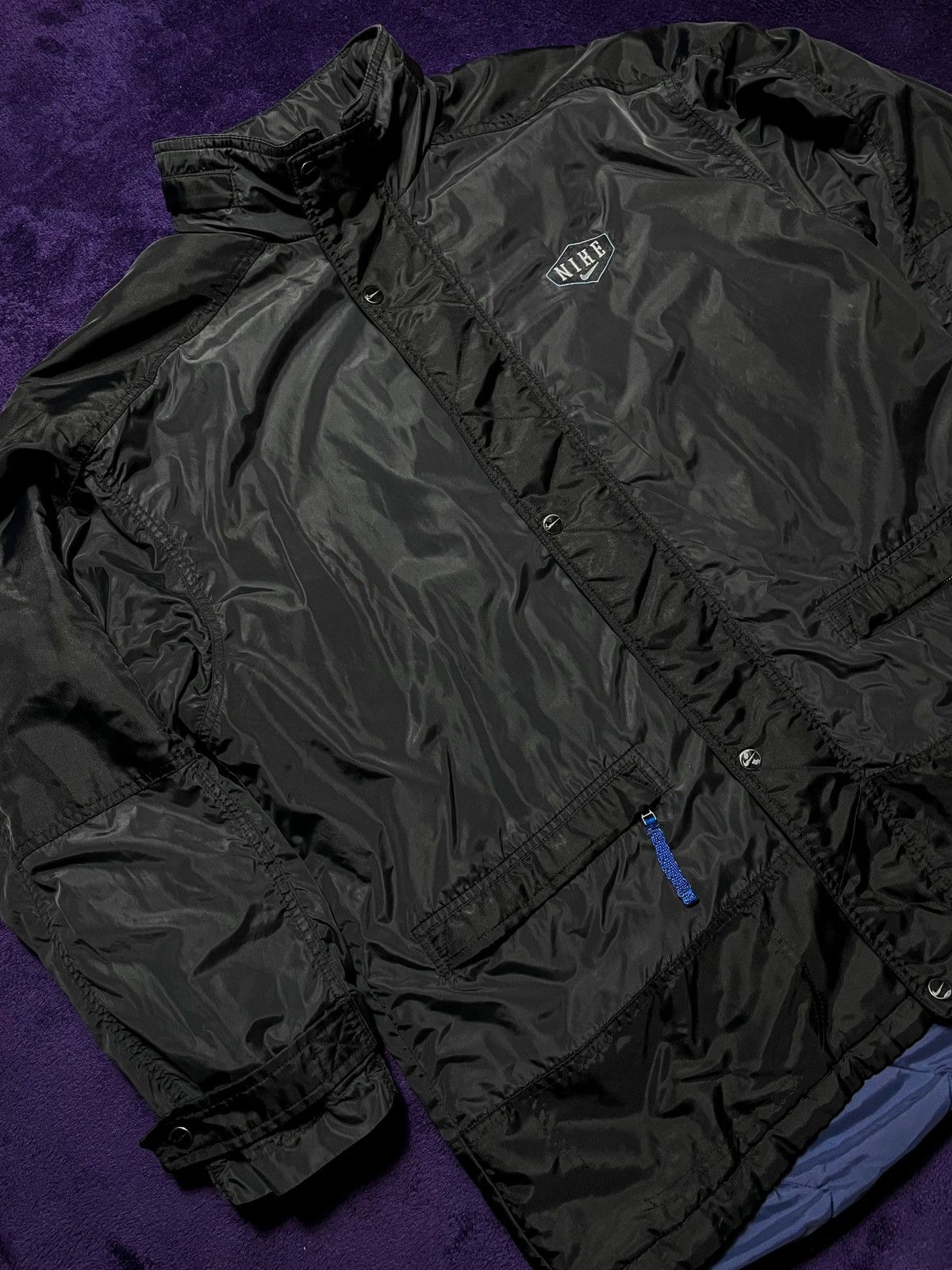 Nike × Nike ACG × Vintage Vintage 80s-90s Nike nylon retro jacket big logo Size US L / EU 52-54 / 3 - 7 Thumbnail
