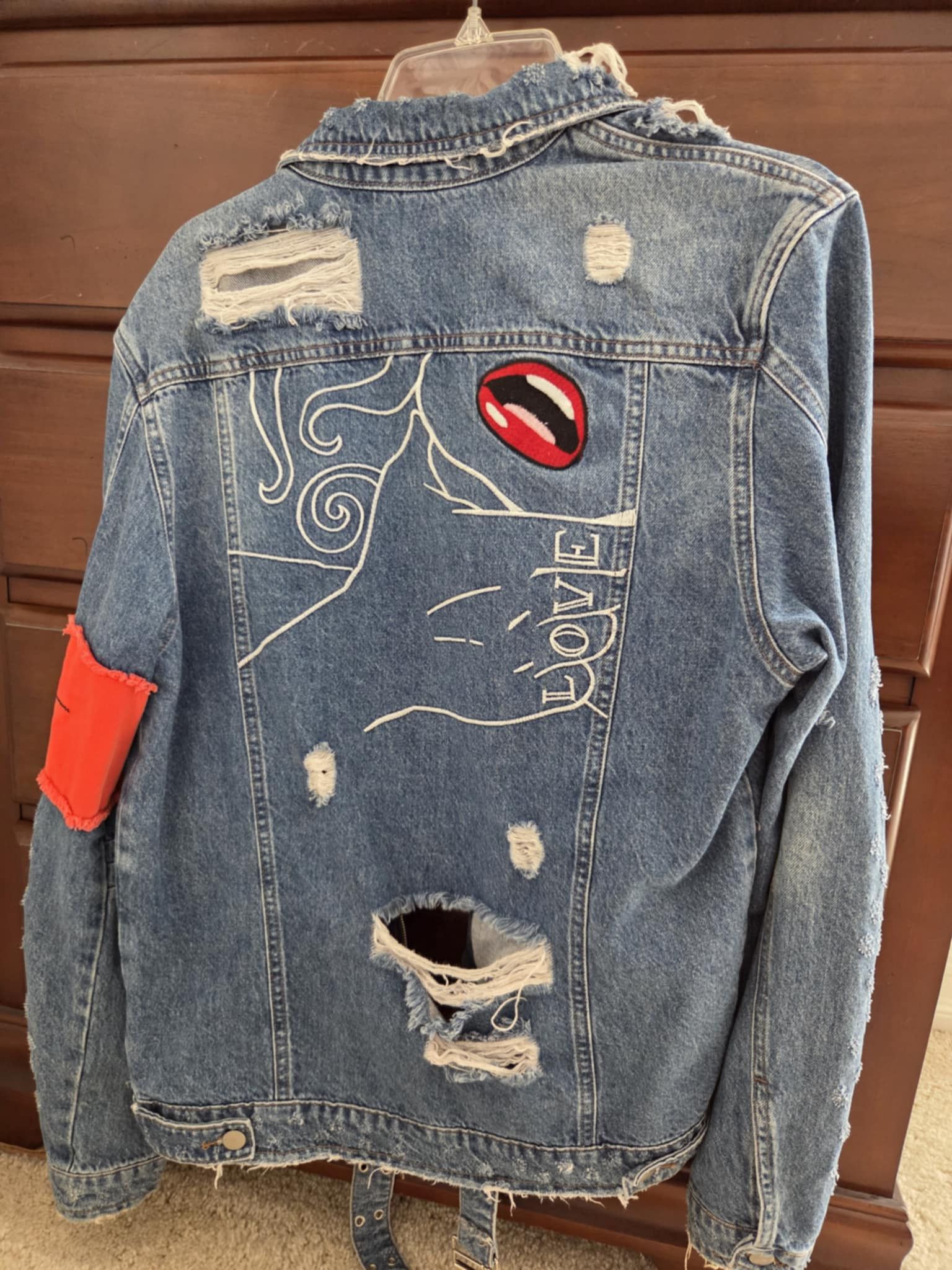 Other Jaffary Studios Blue Denim Trucker Jacket Patches Size US M / EU 48-50 / 2 - 2 Thumbnail