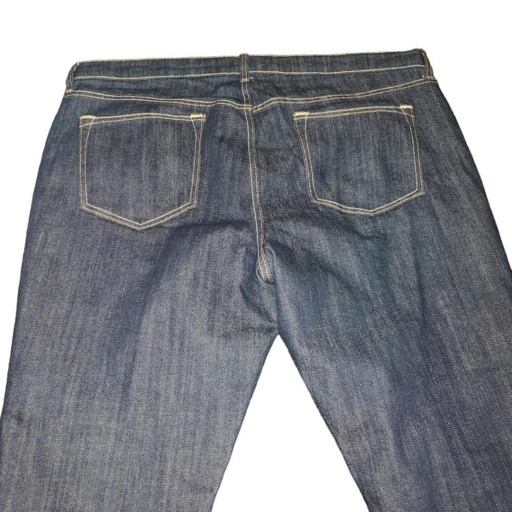 Old Navy CT483a Old Navy Ladies Boot Cut Ladies Dark Denim Jeans 18 Size 40" / US 18 - 2 Thumbnail