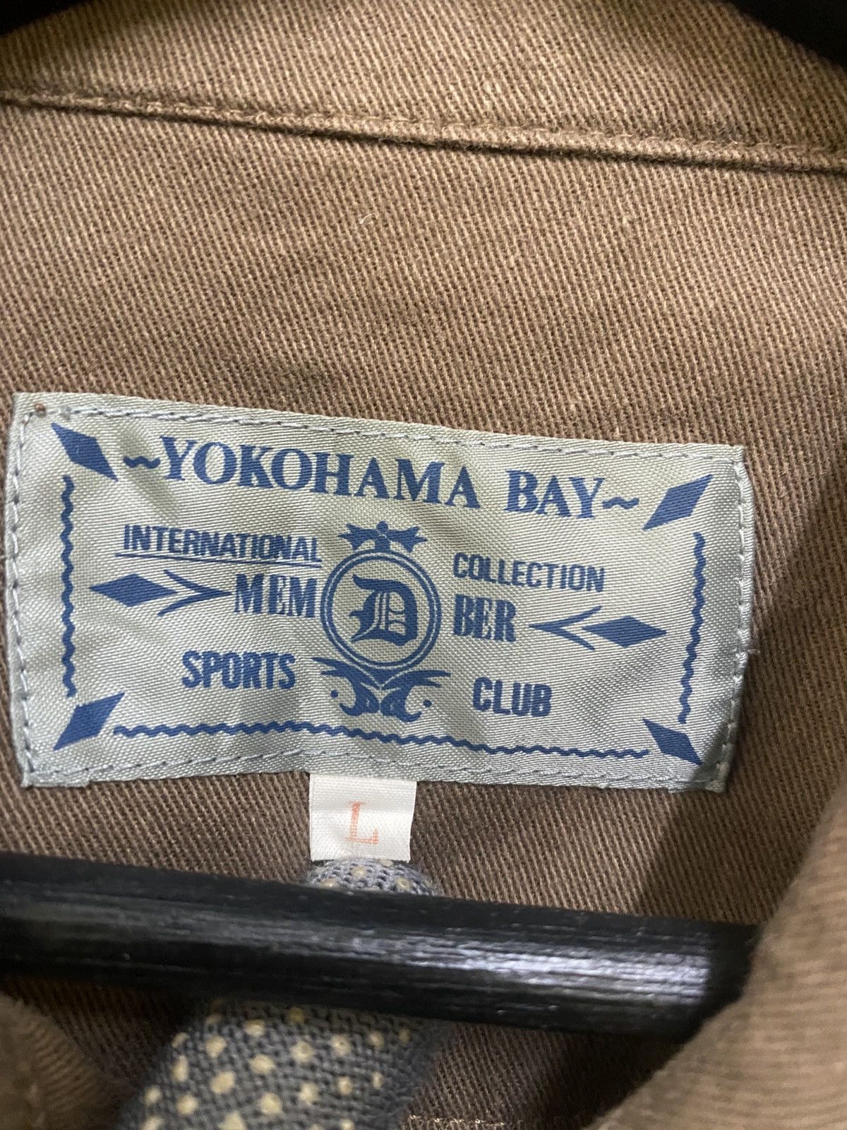 Japanese Brand Yokohama Bay Vintage Brown Cotton Jacket Casual Outerwear Size US L / EU 52-54 / 3 - 9 Thumbnail