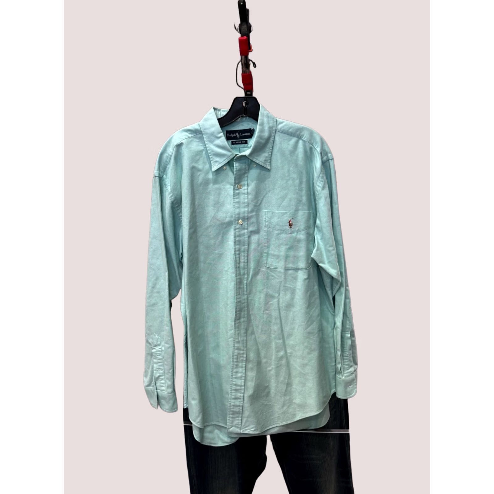 Polo Ralph Lauren Polo Ralph Lauren Sea Green Oxford Shirt LONG SLEEVE large L Multicolor Mens Shirts 1960s etc Size US L / EU 52-54 / 3 - 1 Thumbnail