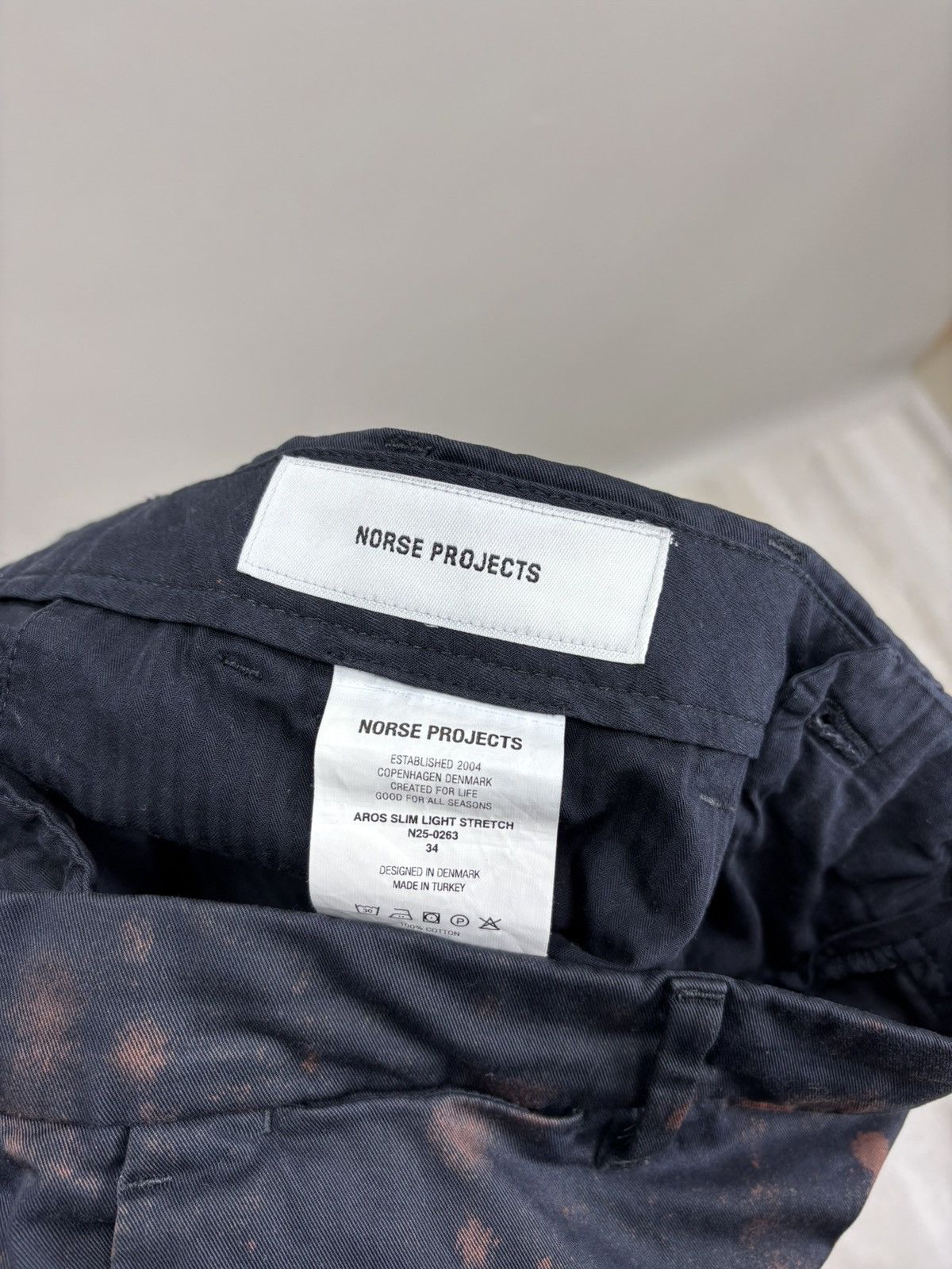 Norse Projects Mens pants hand made Norse Projects Size 34 Color Blue Size US 34 / EU 50 - 9 Thumbnail