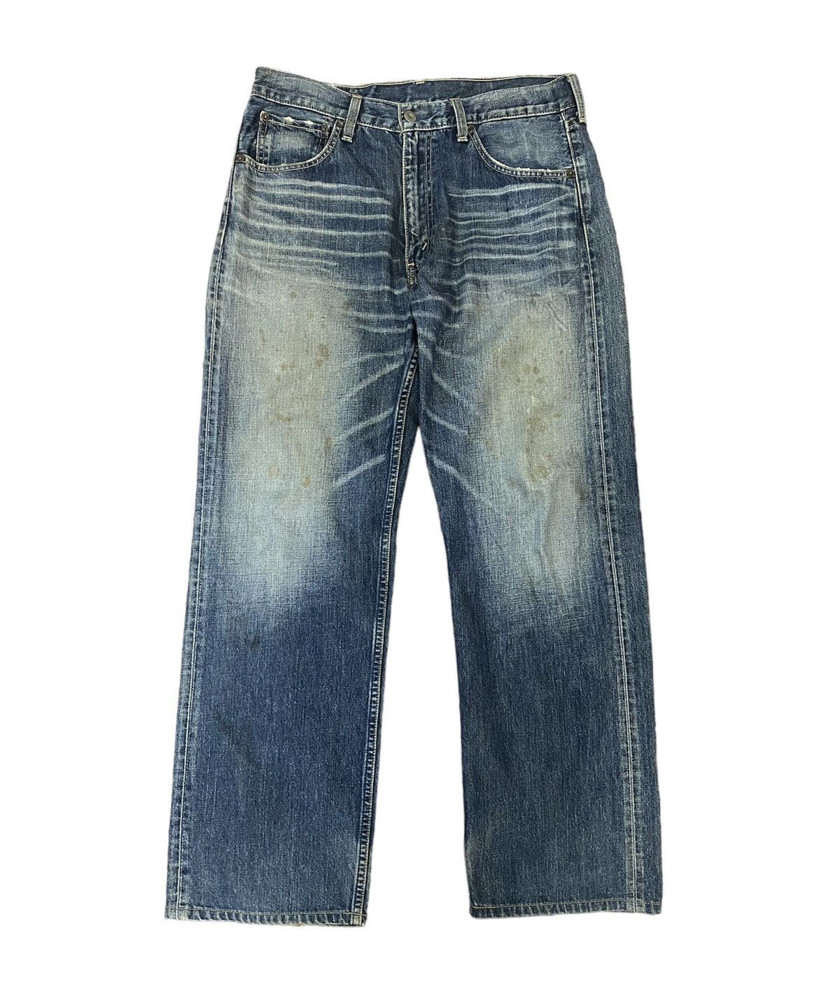 Levi's Levis 503 Mud Wash Rusty Denim Distressed Jeans Vintage Size US 32 / EU 48 - 1 Thumbnail