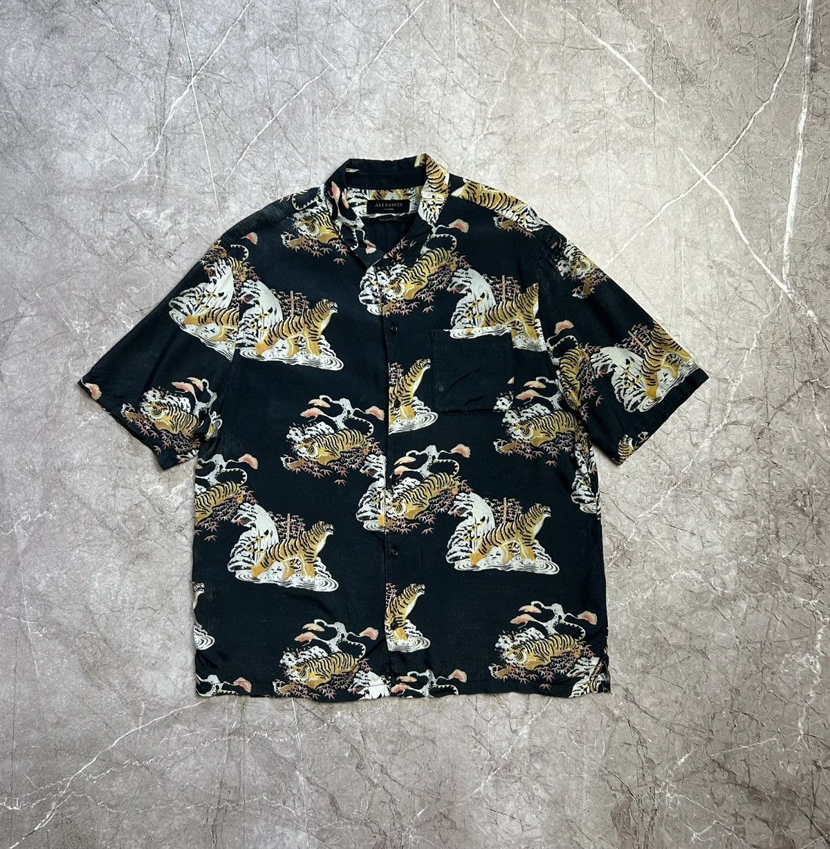 Allsaints Allsaints Tiger crazy Hawaiian shirt Size US XL / EU 56 / 4 - 2 Thumbnail