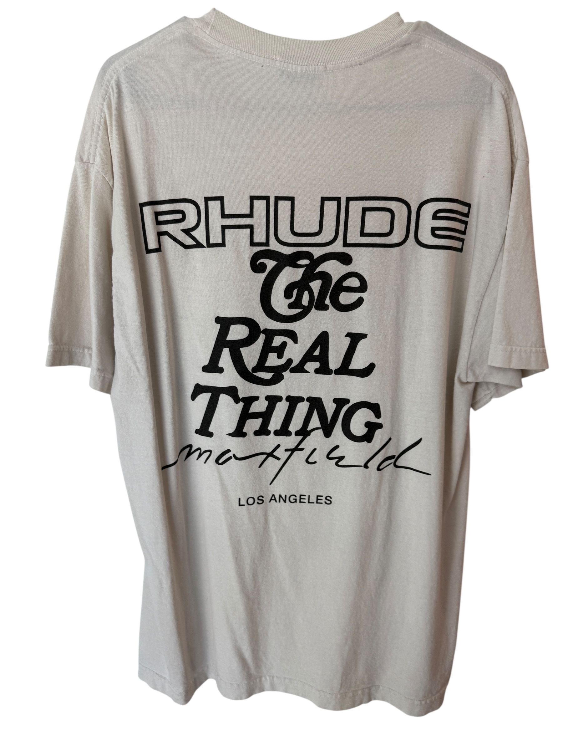 Rhude RhudexMaxfield LA “Ungodly” Tee – Rare (Oversized M, Fits L) Size US M / EU 48-50 / 2 - 2 Thumbnail
