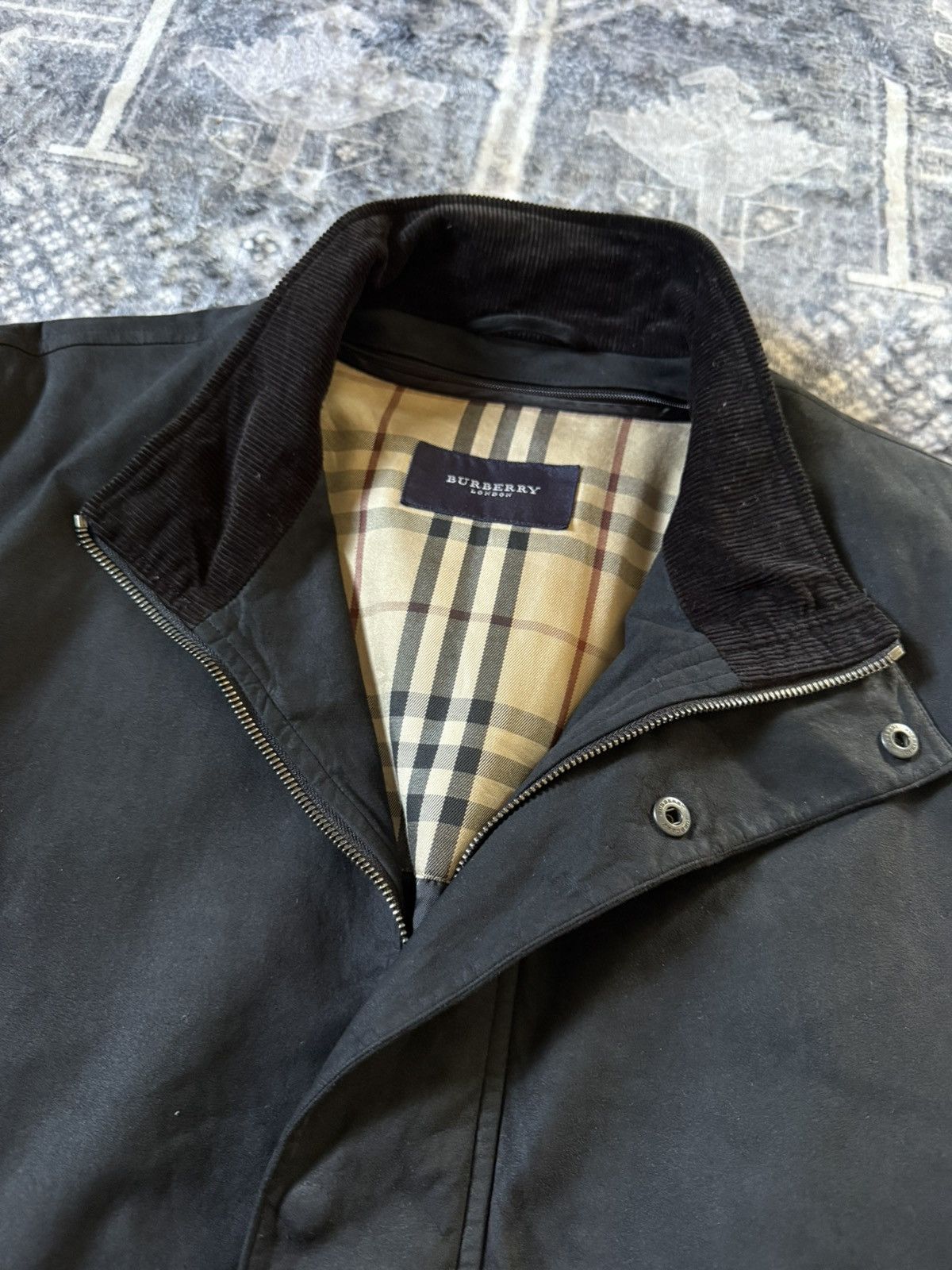 Burberry Burberry Black Suede Hunting Jacket Size US M / EU 48-50 / 2 - 4 Thumbnail
