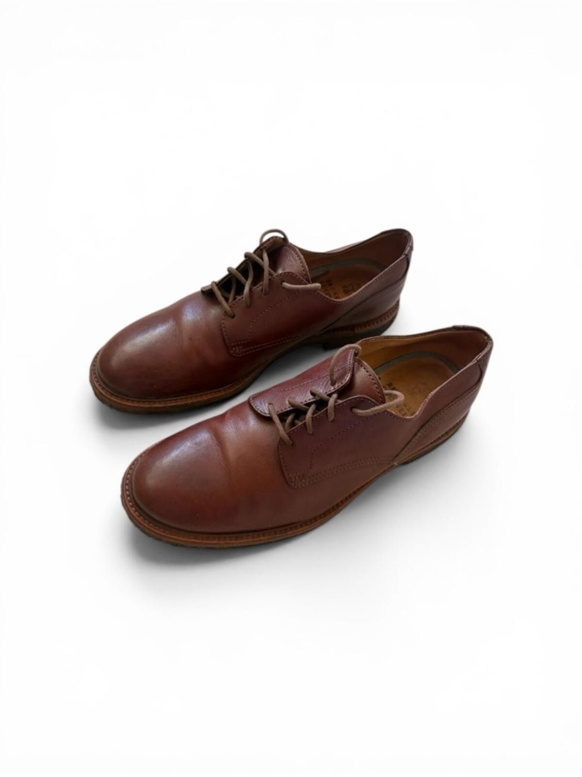 Brunello Cucinelli Brunello Cucinelli Made in Italy Men’s Brown Leather Shoes Size US 10 / EU 43 - 2 Thumbnail