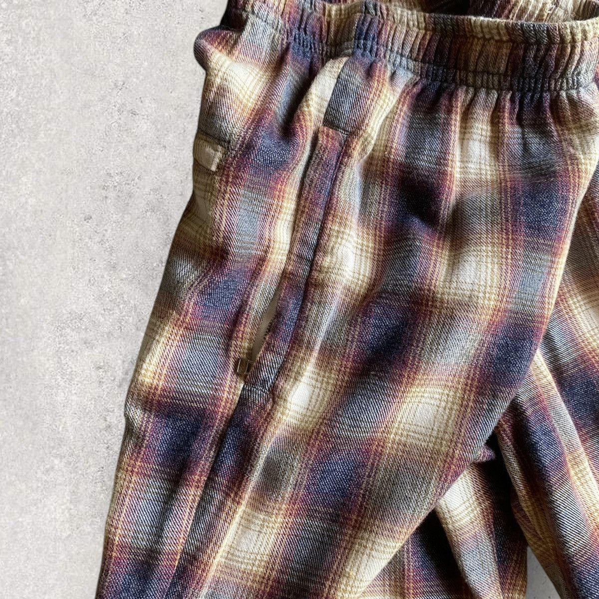 Faith Connexion Navy And Burgundy Plaid Pajama Pants Size US 32 / EU 48 - 3 Thumbnail