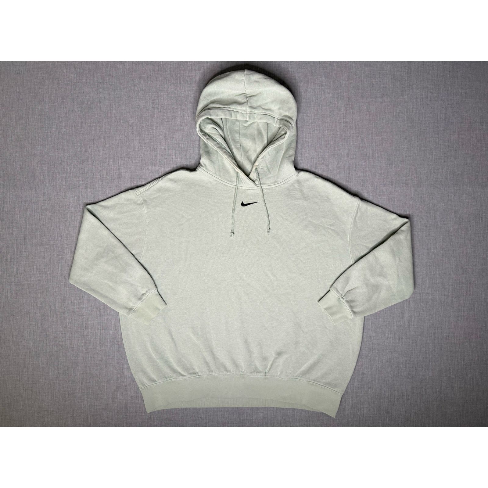 Nike Nike Center Check Muted Mint Green Pullover Hoodie Large Size US L / EU 52-54 / 3 - 1 Thumbnail