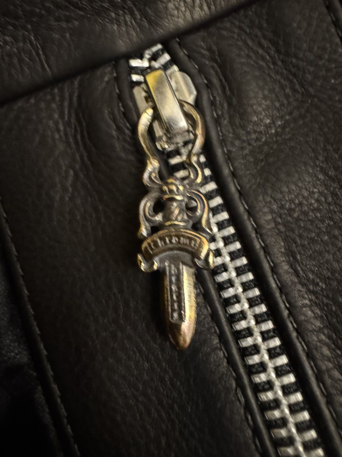 Chrome Hearts chrome hearts sex records leather jacket Size US L / EU 52-54 / 3 - 7 Thumbnail
