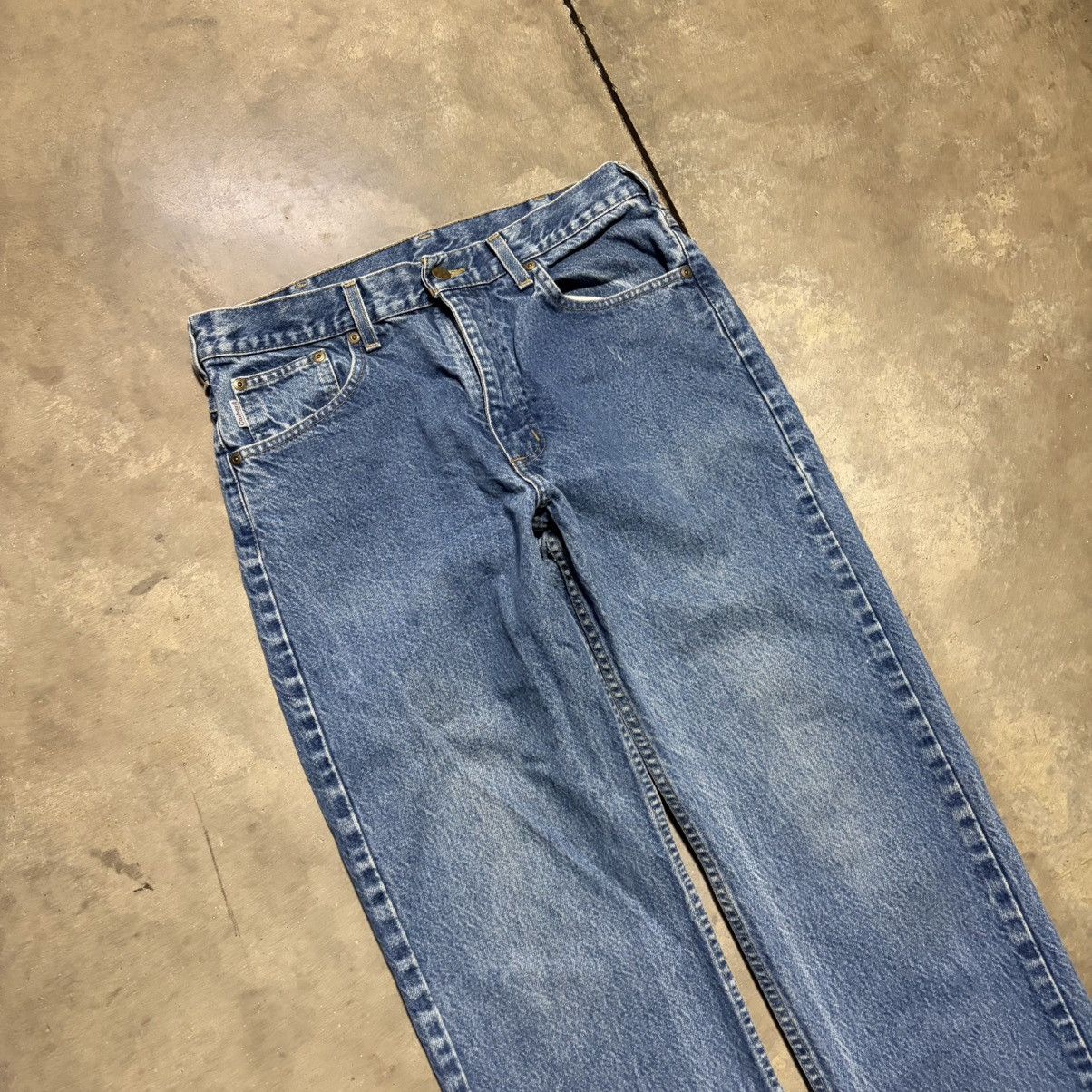 Carhartt Vintage Carhartt Denim Jeans Washed Faded B19 PRW Grunge Y2K Size US 33 - 5 Thumbnail