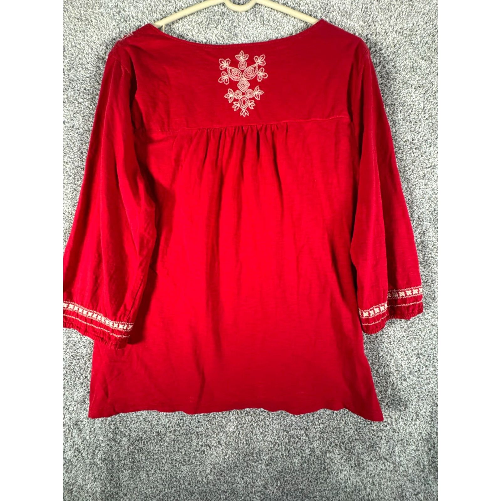 Vintage Style & Co Top XL Embroidered Boho Cottagecore Peasant Prairie Flowy Vintage Y2K Shirt Womens Size XL / US 12-14 / IT 48-50 - 4 Thumbnail