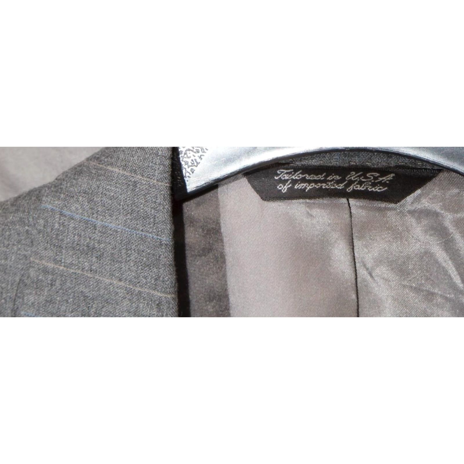 Vintage VINTAGE E.J. Peake Larrimors Blazer Women's Wool Sport Coat Jacket Gray M Size M / US 6-8 / IT 42-44 - 4 Thumbnail
