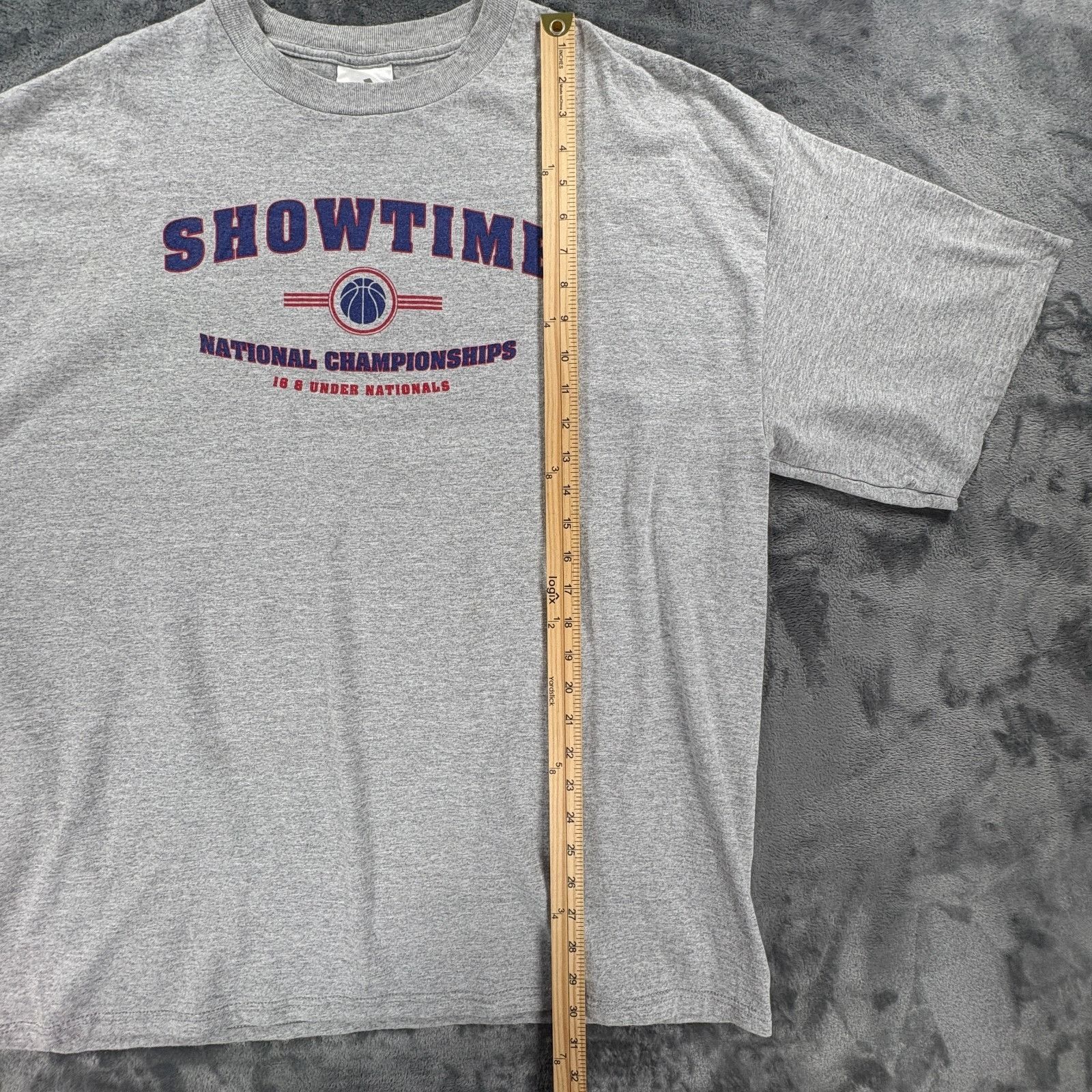 Adidas Adidas Showtime National Championships Tee XL Gray Basketbal Size US XL / EU 56 / 4 - 6 Thumbnail