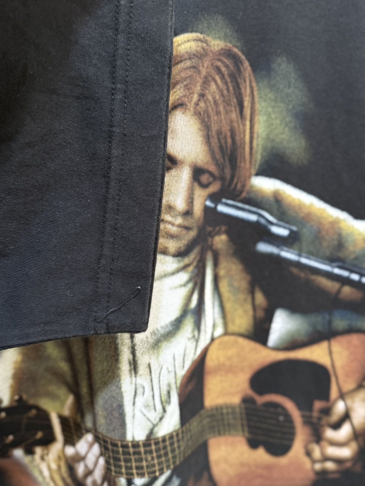 Band Tees Vintage 90s Nirvana Kurt Cobain Grunge Art Works Faded Tee Size US L / EU 52-54 / 3 - 8 Thumbnail