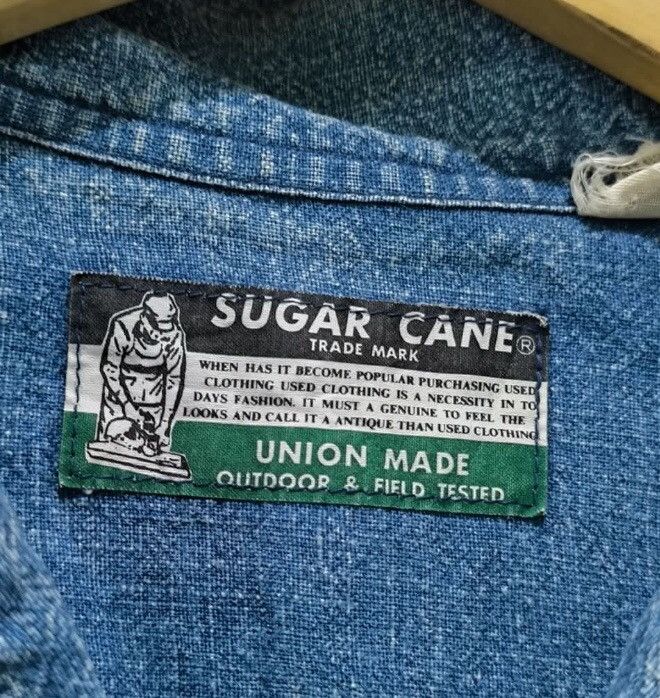 Sugar Cane × Toyo Enterprises × Vintage Vintage Sugar Cane Denim Shirt Size US M / EU 48-50 / 2 - 2 Thumbnail