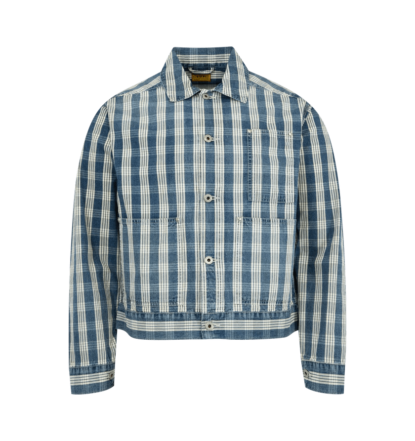 Human Made o1h1sh11225 Work Jacket in Blue/White Size US M / EU 48-50 / 2 - 1 Thumbnail