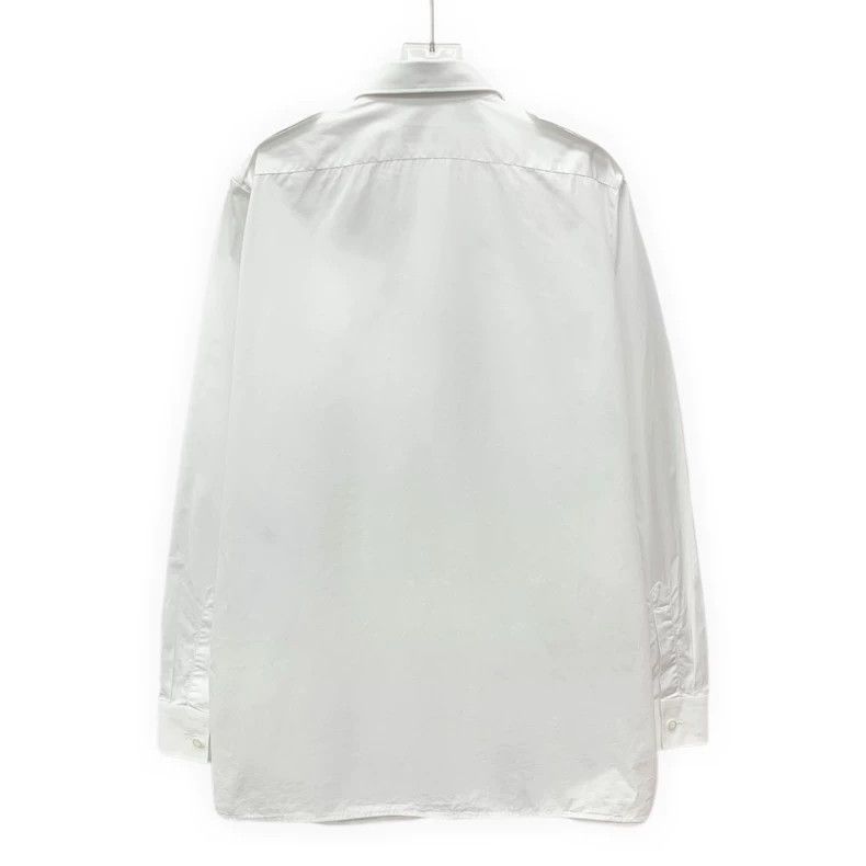 Prada Prada Size39 24 white cotton lapel single-breasted long-sle Size US XXS / EU 40 - 2 Thumbnail