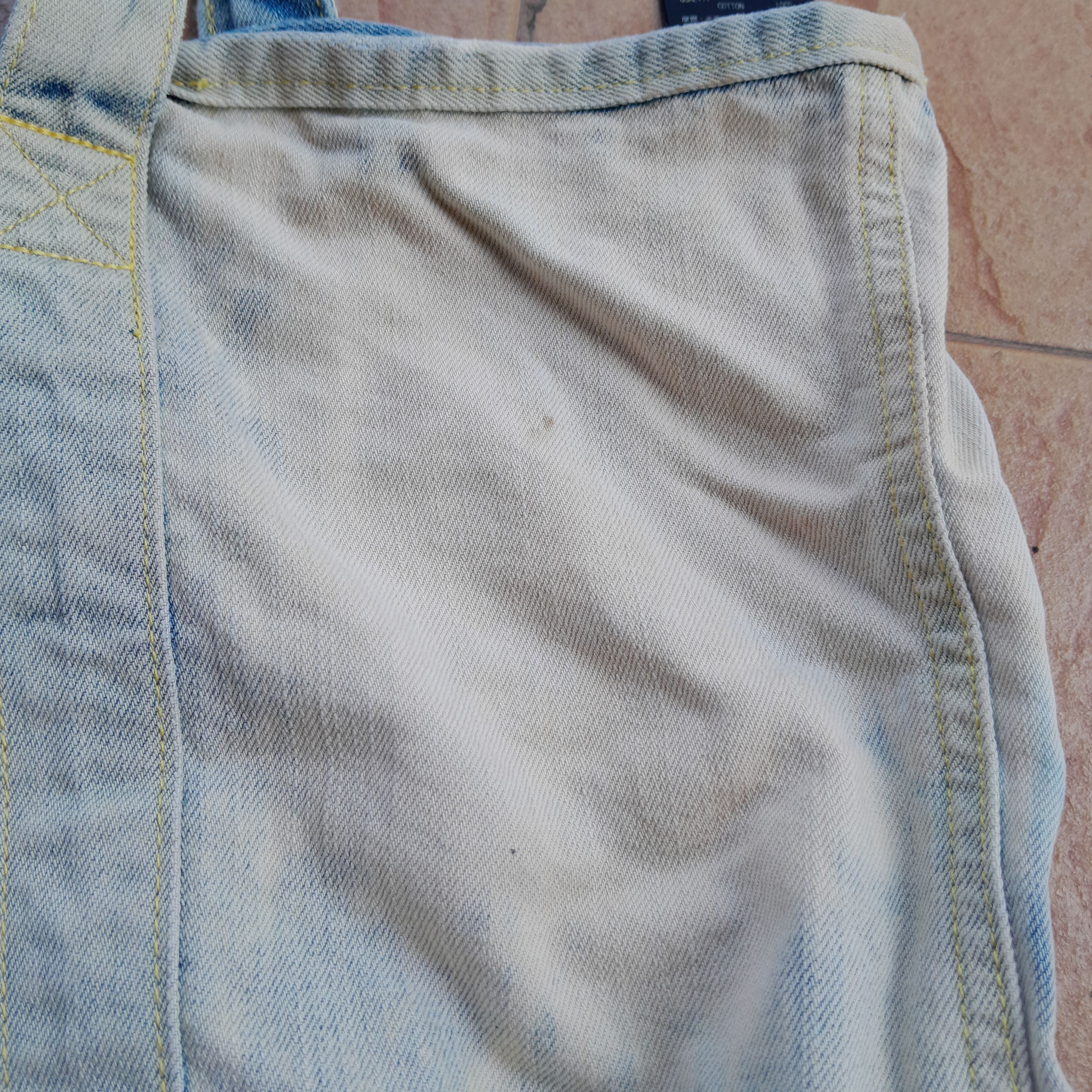 Japanese Brand × ROOTOTE ❤FINAL DROP❤ROOTOTE. jp Acid Wash Denim Tote Bag Size ONE SIZE - 4 Thumbnail