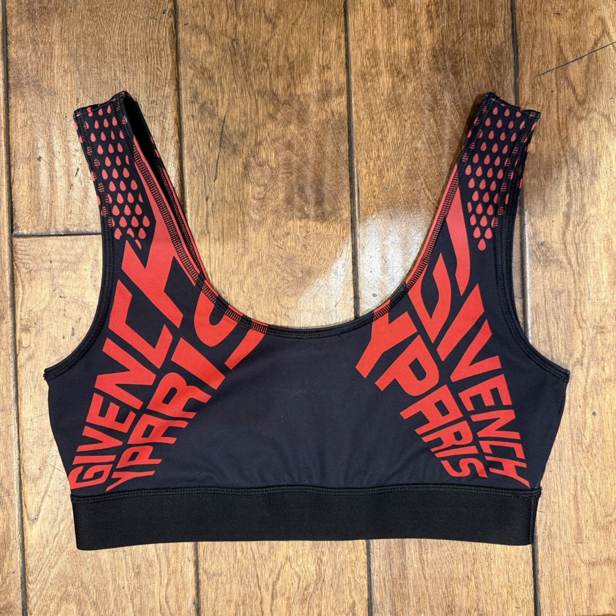 Givenchy Givenchy Black & Red Sports Bra Size 6 Size S / US 4 / IT 40 - 1 Thumbnail