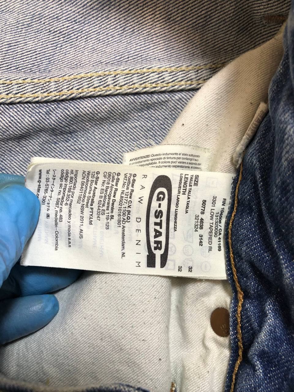 G-Star G-STAR Pants Raw Baggy Denim Goth GS RAW Size US 32 / EU 48 - 16 Thumbnail