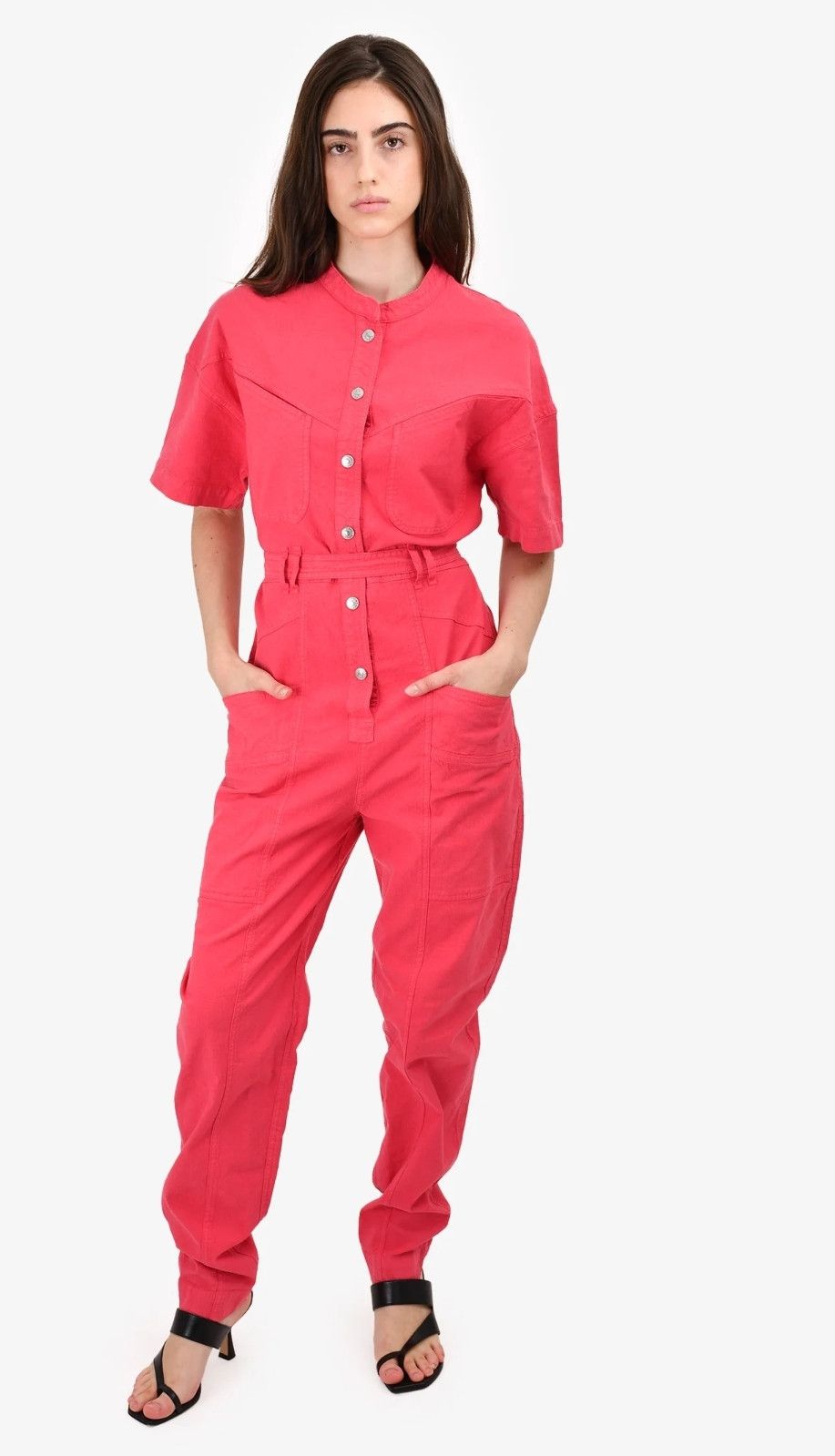 Isabel Marant Isabel Marant Pink Belted Jumpsuit. Brand new . RETAIL $999 Size XS / US 0-2 / IT 36-38 - 1 Thumbnail