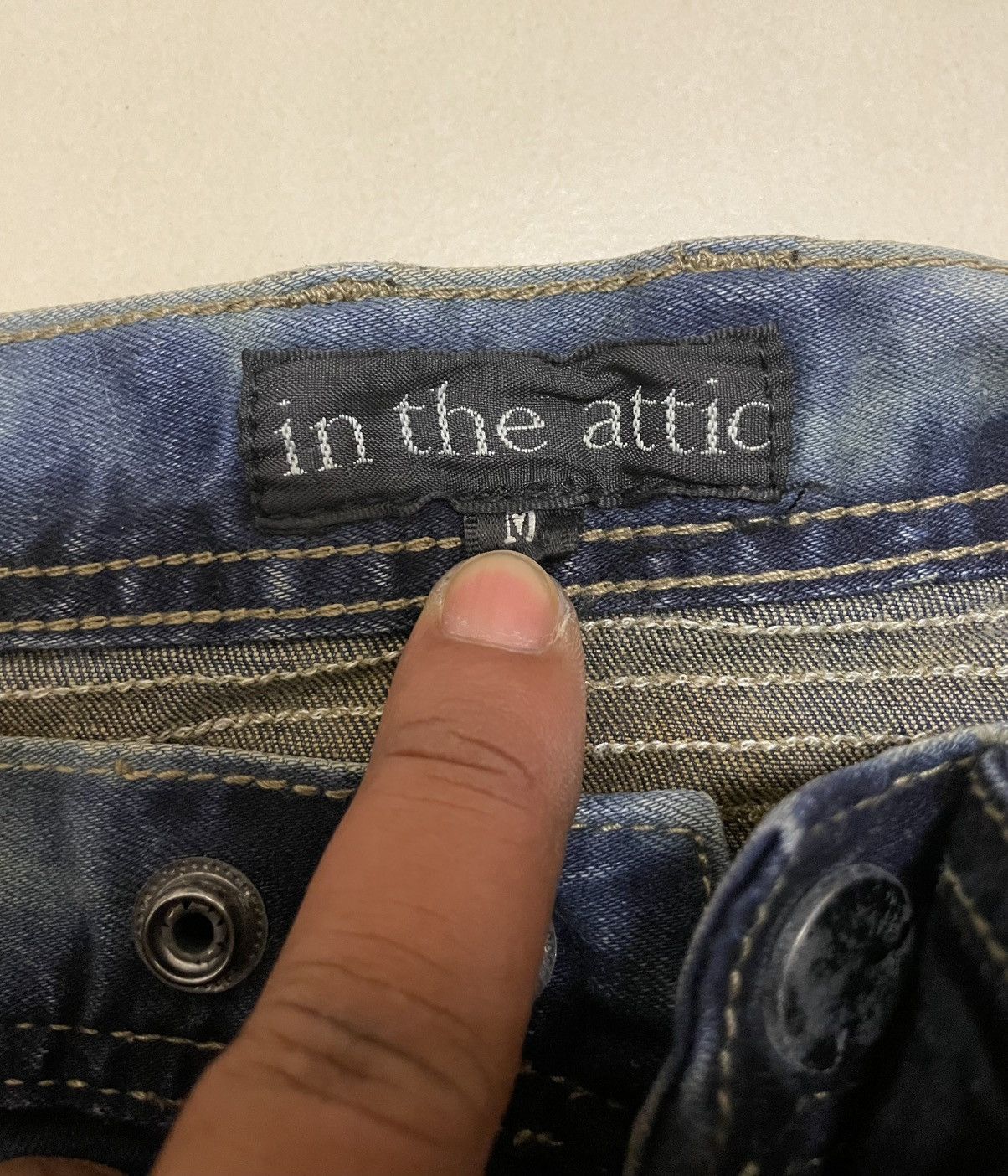 In The Attic In The Attic Punk Rockabilly Bikers Denim Size US 31 - 10 Thumbnail