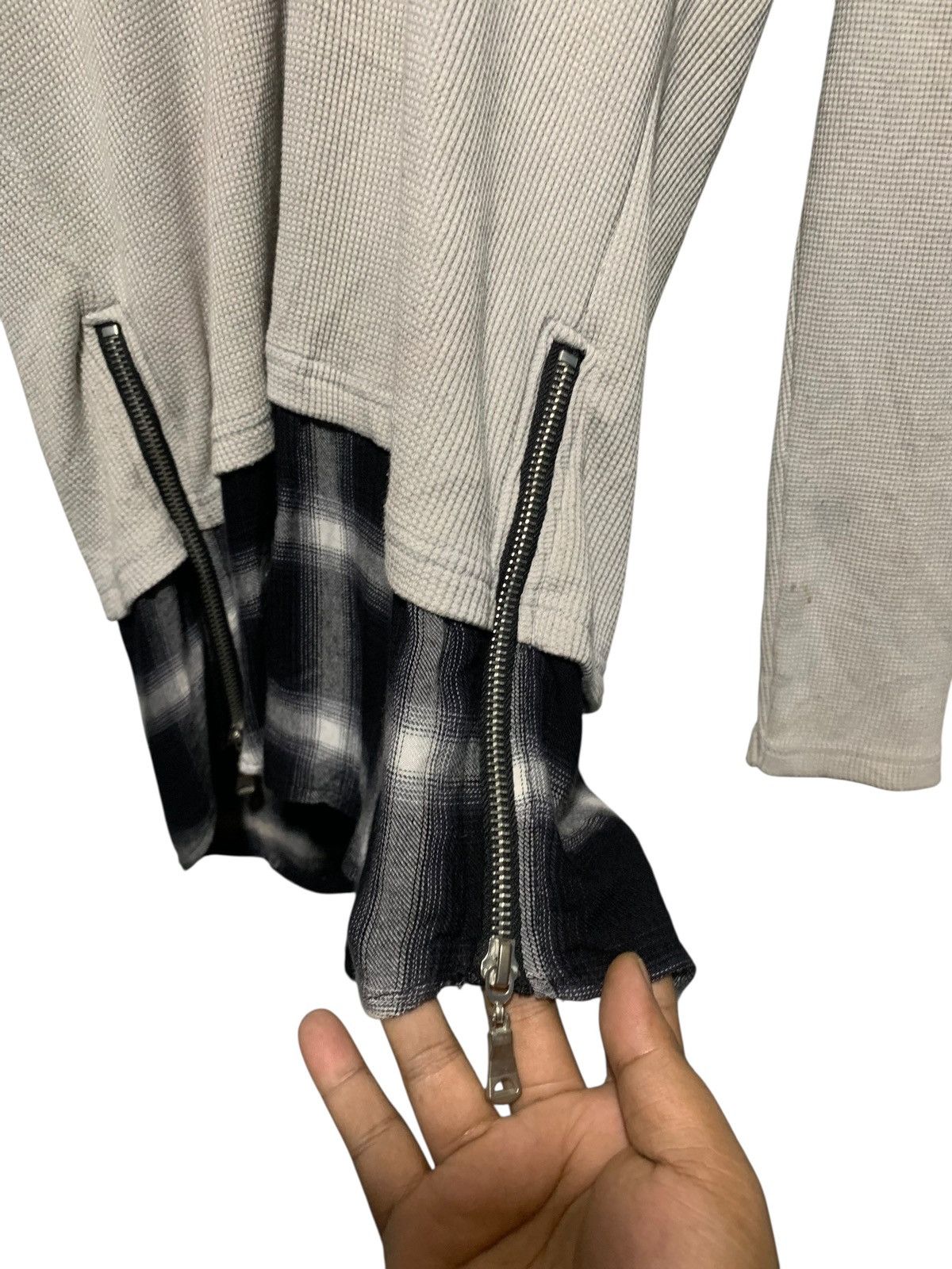 If Six Was Nine 2000s Semantic Design side zipper thermal hoodie Size US S / EU 44-46 / 1 - 3 Thumbnail