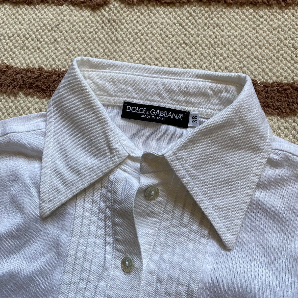 Dolce & Gabbana DOLCE AND GABBANA Y2K WHITE BLOUSE Size XS / US 0-2 / IT 36-38 - 5 Thumbnail