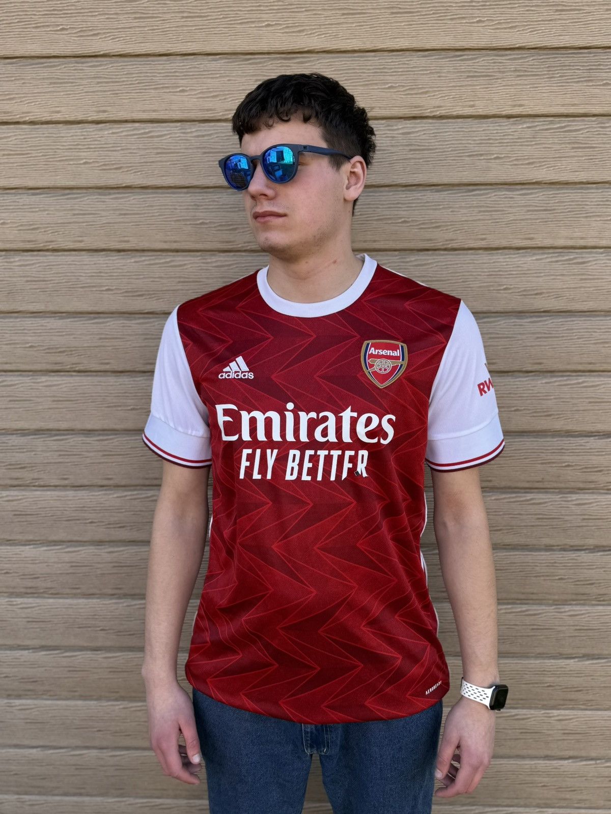 Adidas Adidas Arsenal London 20/21 Home Jersey EH5817 Shirt Mens L Size US L / EU 52-54 / 3 - 2 Thumbnail